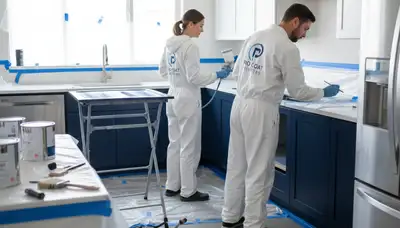 Cabinet painting service in San Jose, CA for durable kitchen cabinet finishes