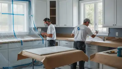 San Jose, CA cabinet painting service for durable, professional kitchen cabinet refinishing