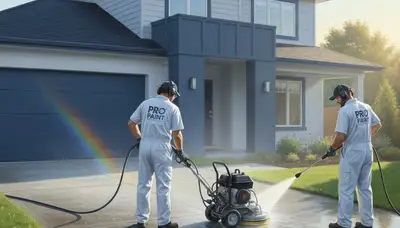 San Jose, CA concrete pressure cleaning for driveways, patios, and walkways by San Jose Paint Pros