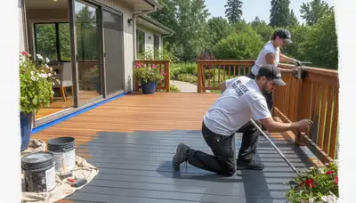 San Jose, CA deck painting service protecting wood surfaces and boosting curb appeal