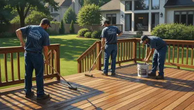 Deck sealing service in San Jose, CA by San Jose Paint Pros for lasting wood protection