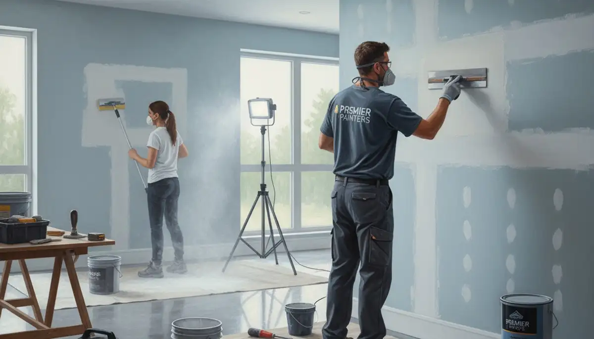 San Jose drywall repair by Paint Pros fixing cracks, holes, and water damage for smooth walls
