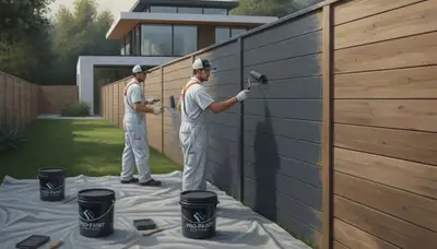 Fence painting service in San Jose, CA protecting and improving curb appeal