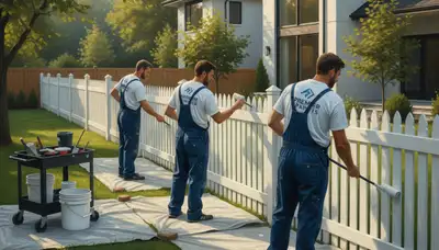 Fence painting service in San Jose, CA by San Jose Paint Pros to protect and improve curb appeal