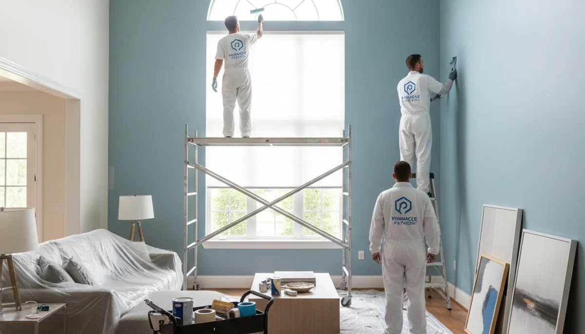 Interior house painting in San Jose, CA by local painters with clean prep and smooth finishes
