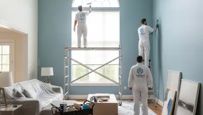 Interior house painting in San Jose, CA by local painters with clean prep and smooth finishes
