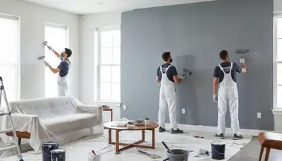 San Jose, CA interior house painting with clean, professional wall finishes