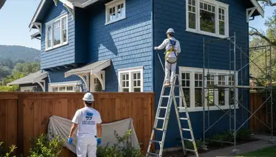 Painting contractor in San Jose, CA providing professional interior and exterior house painting services