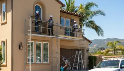 San Jose, CA painting pros applying professional interior paint for a home improvement project