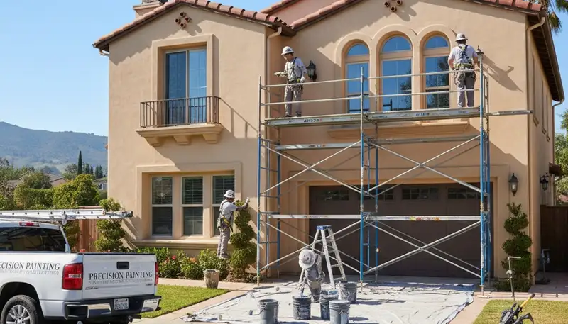 San Jose, CA painting contractor serving homes and businesses with professional interior and exterior painting