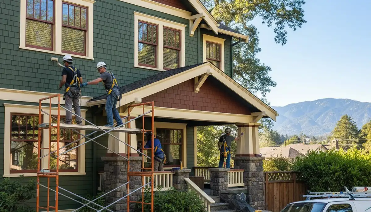 Professional painting crew serving San Jose, CA for interior and exterior house painting services