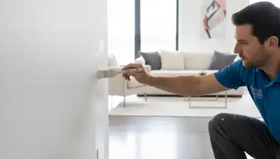 San Jose paint touch-up service repairing chips, fading, and surface flaws on a wall