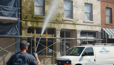 Professional pressure cleaning service in San Jose, CA for exterior dirt, mildew, and buildup removal